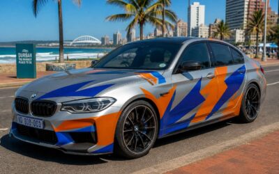 Sedan car wrap Durban gives your vehicle a sleek, protective finish.